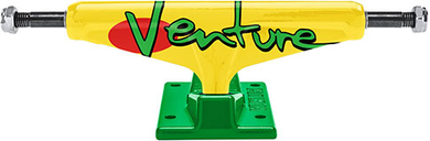 VENTURE 5.6 92 FULLBLEED YELLOW/GREEN TRUCK (PAIR)